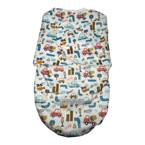 Petite L'Amour Baby super soft swaddle sack Cars Trucks
O+months - Picture 1 of 6